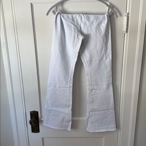 ALO Yoga White Flare Leggings